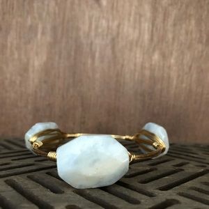 Light blue jade bangle